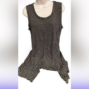 Workshop Republic Striped oversized lounge wear tank top Sz 0X